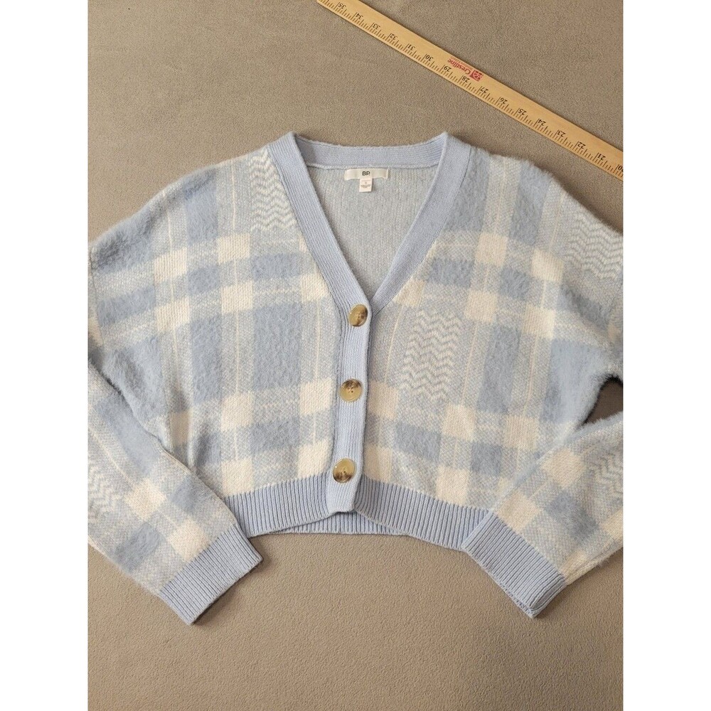 BP Blue white sweater size Small Cropped